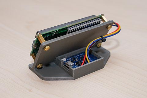 Wireless 16x2 LCD stand