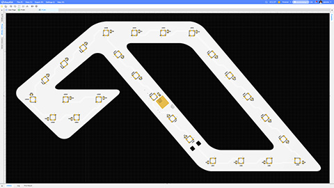 PCB silkscreen - front
