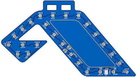 Populated PCB front