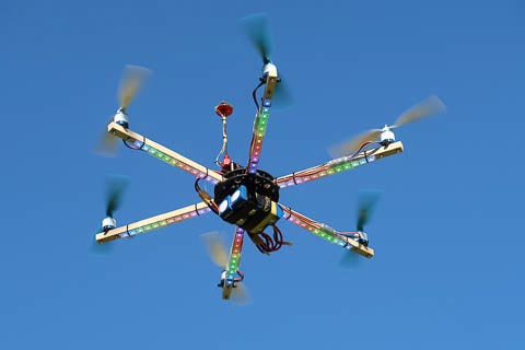 Everycopter multirotor drone hub system