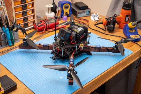 Macroquad multirotor drone frame