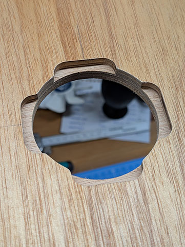 Rear rebate to let the driver breathe